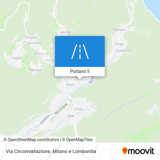 Mappa Via Circonvallazione