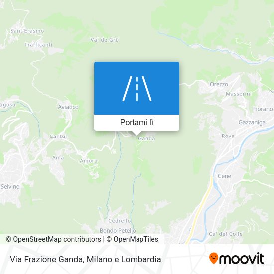 Mappa Via Frazione Ganda