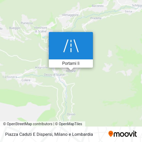 Mappa Piazza Caduti E Dispersi