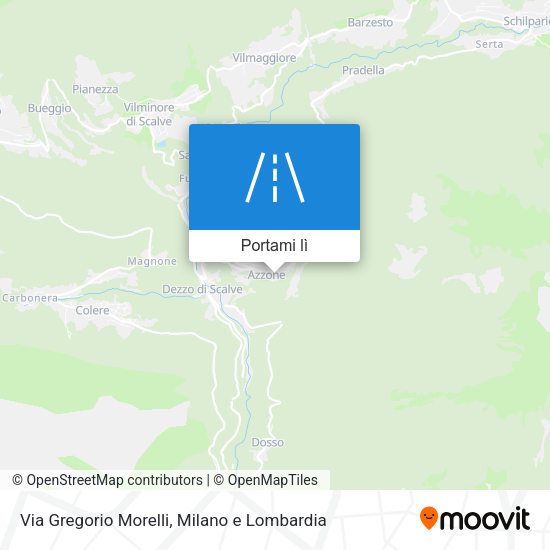 Mappa Via Gregorio Morelli