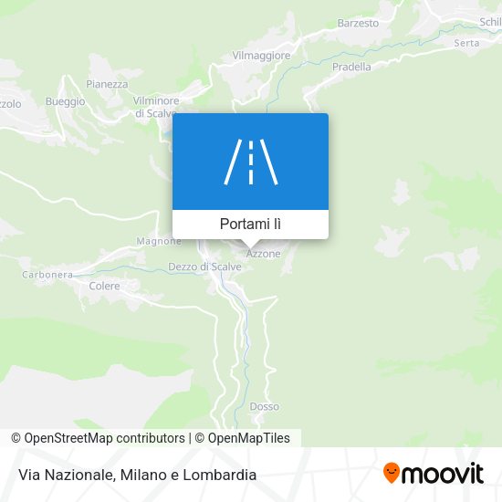 Mappa Via Nazionale