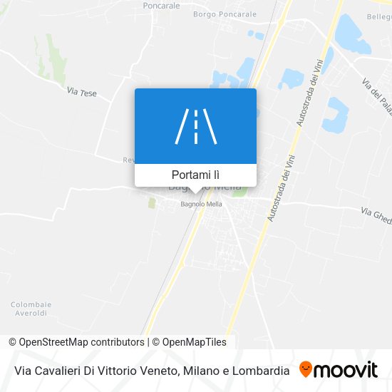 Mappa Via Cavalieri Di Vittorio Veneto