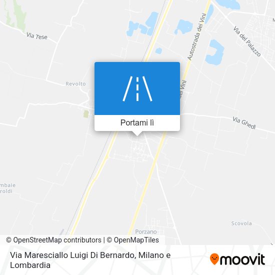 Mappa Via Maresciallo Luigi Di Bernardo