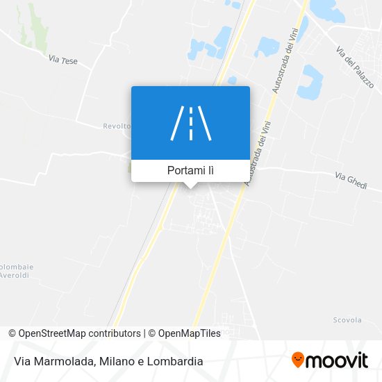 Mappa Via Marmolada