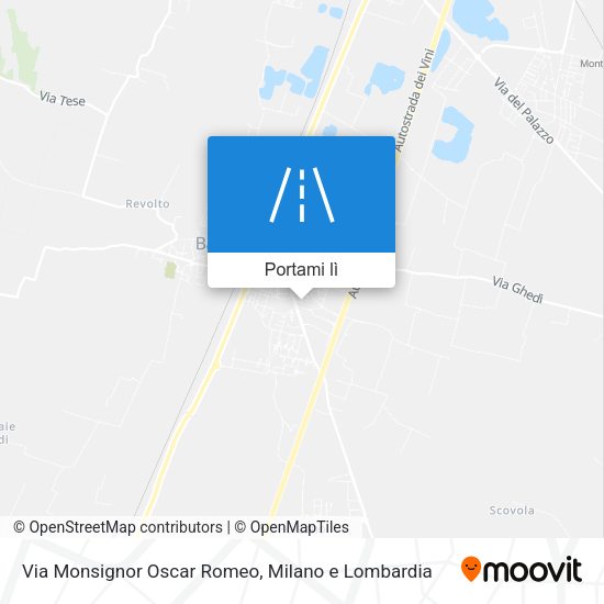 Mappa Via Monsignor Oscar Romeo