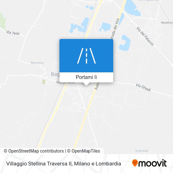 Mappa Villaggio Stellina Traversa II