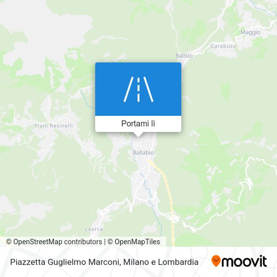 Mappa Piazzetta Guglielmo Marconi