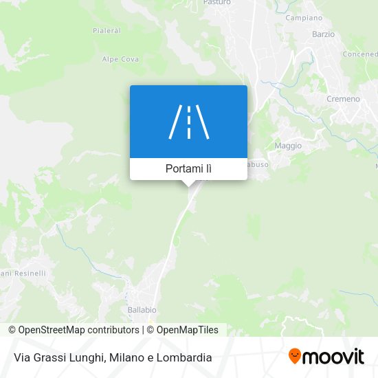 Mappa Via Grassi Lunghi