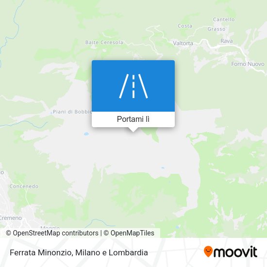 Mappa Ferrata Minonzio