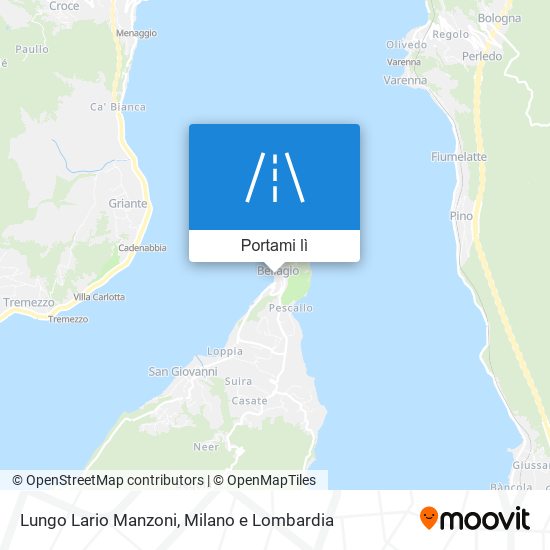 Mappa Lungo Lario Manzoni