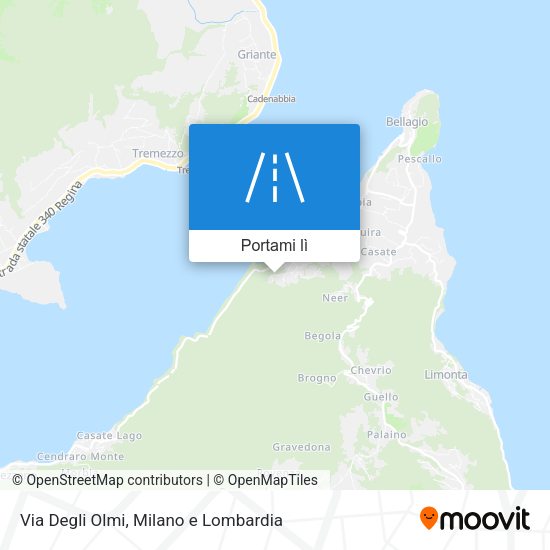 Mappa Via Degli Olmi