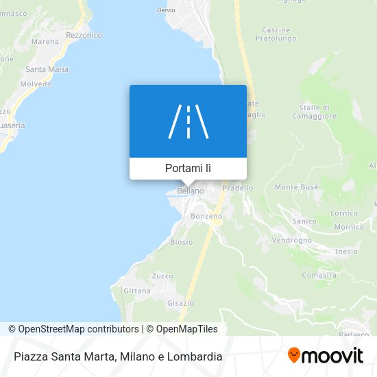 Mappa Piazza Santa Marta