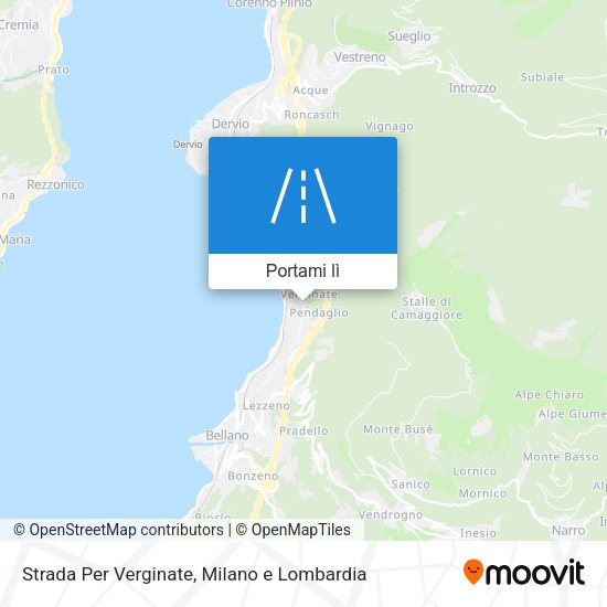 Mappa Strada Per Verginate