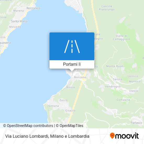 Mappa Via Luciano Lombardi