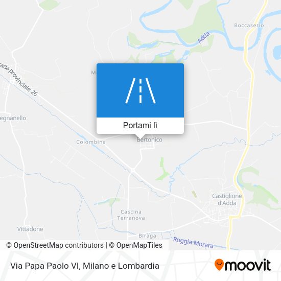 Mappa Via Papa Paolo VI