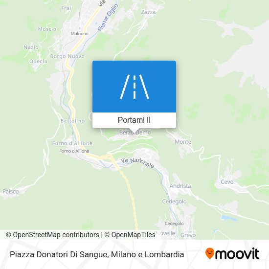 Mappa Piazza Donatori Di Sangue