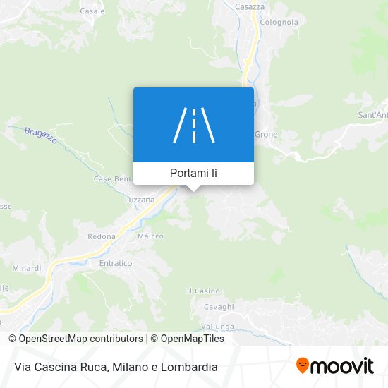 Mappa Via Cascina Ruca