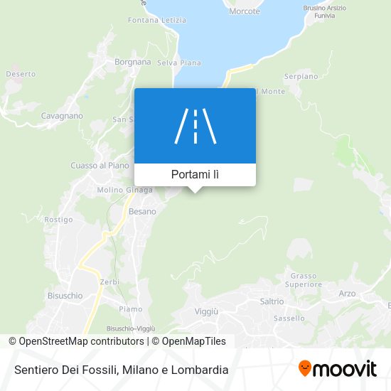 Mappa Sentiero Dei Fossili