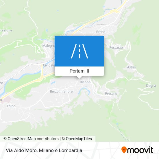 Mappa Via Aldo Moro