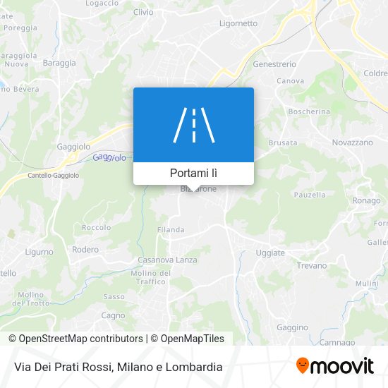 Mappa Via Dei Prati Rossi