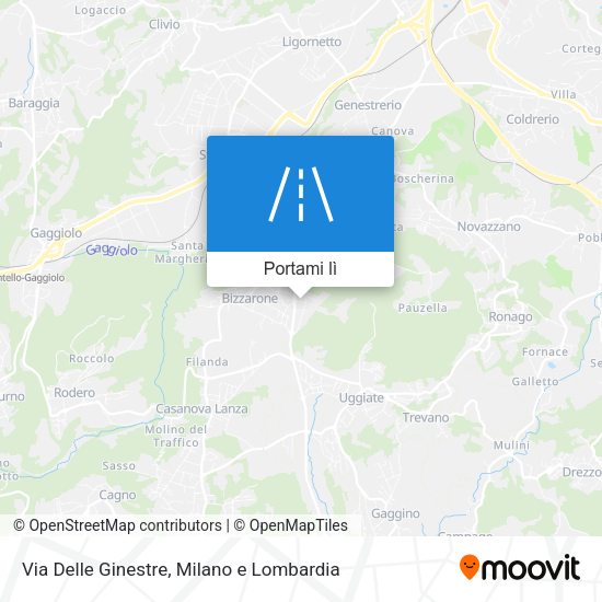 Mappa Via Delle Ginestre