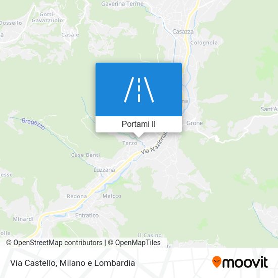 Mappa Via Castello