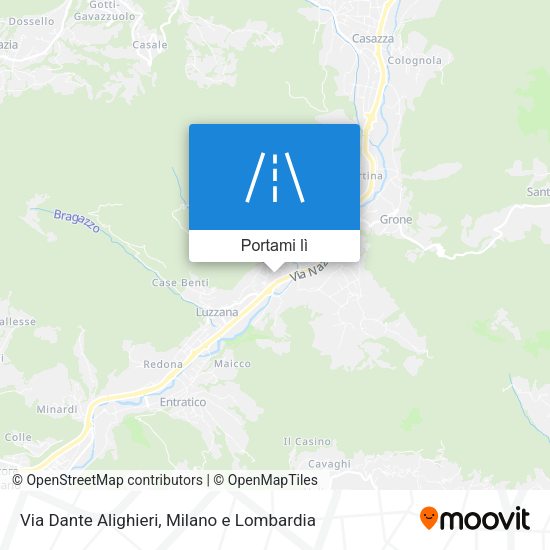 Mappa Via Dante Alighieri