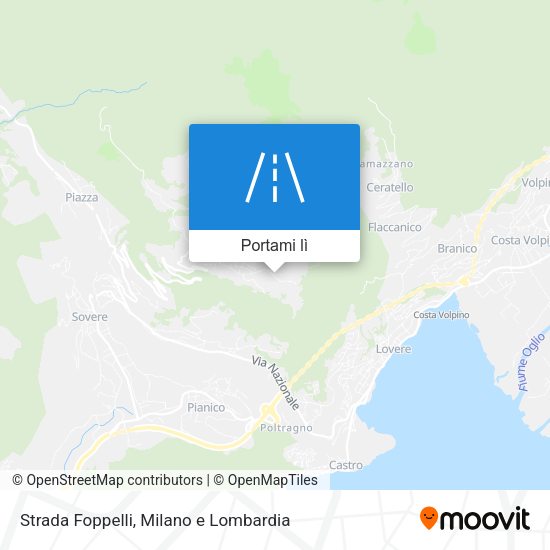 Mappa Strada Foppelli