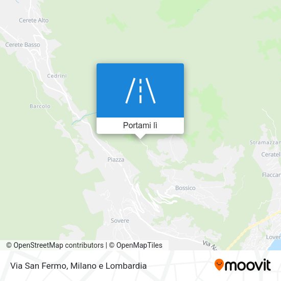 Mappa Via San Fermo