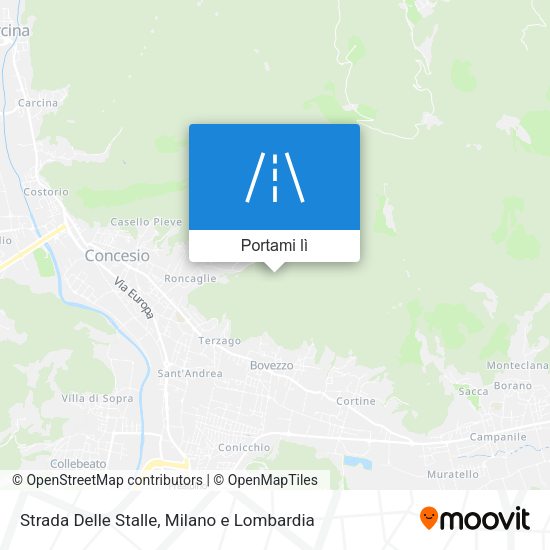 Mappa Strada Delle Stalle