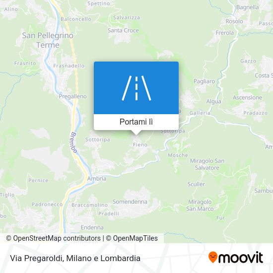 Mappa Via Pregaroldi