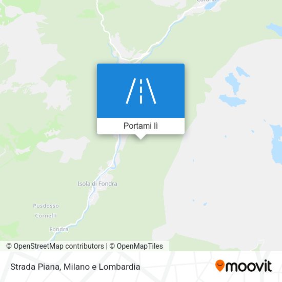 Mappa Strada Piana