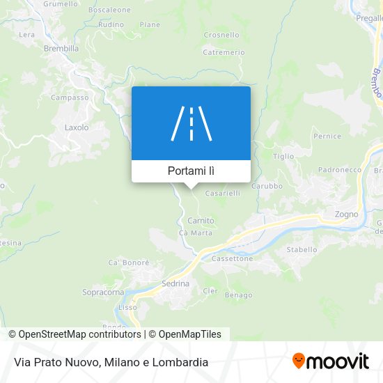 Mappa Via Prato Nuovo