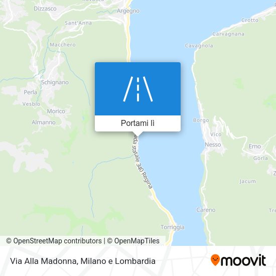 Mappa Via Alla Madonna