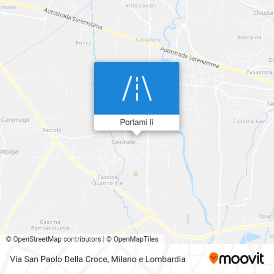 Mappa Via San Paolo Della Croce