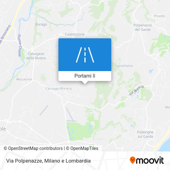 Mappa Via Polpenazze