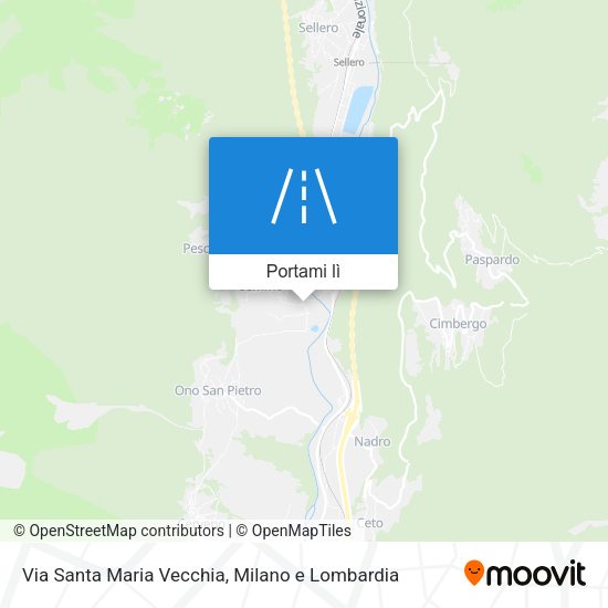 Mappa Via Santa Maria Vecchia