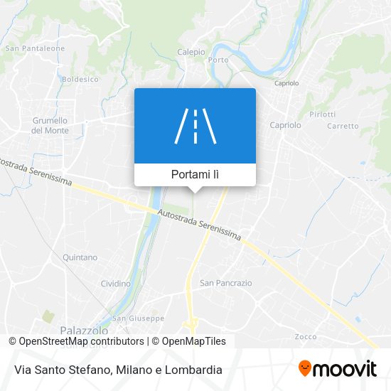 Mappa Via Santo Stefano