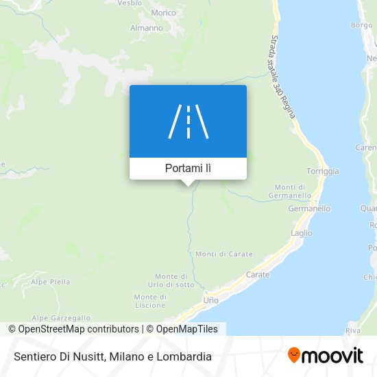 Mappa Sentiero Di Nusitt