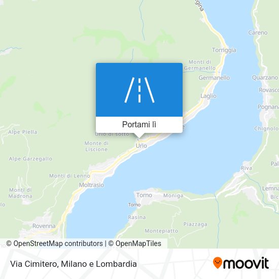 Mappa Via Cimitero