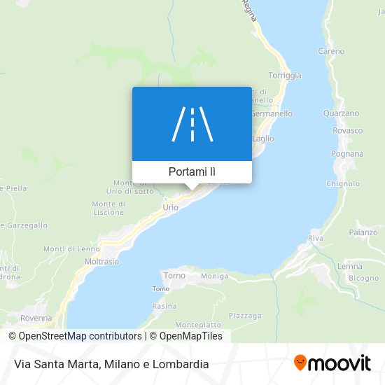 Mappa Via Santa Marta
