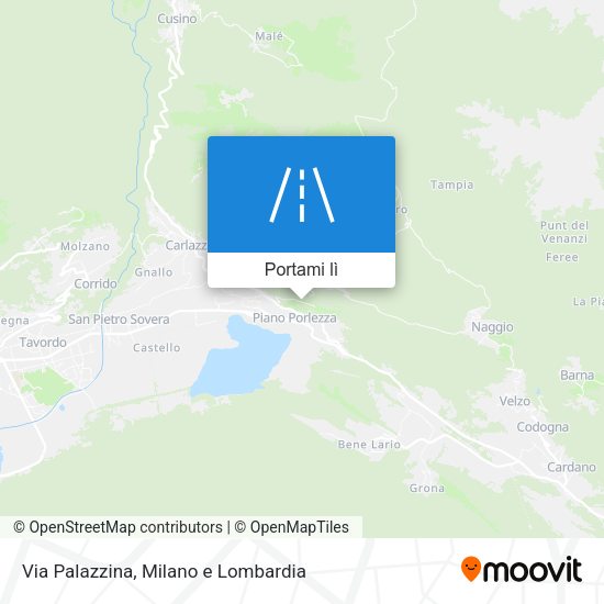 Mappa Via Palazzina