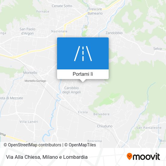 Mappa Via Alla Chiesa