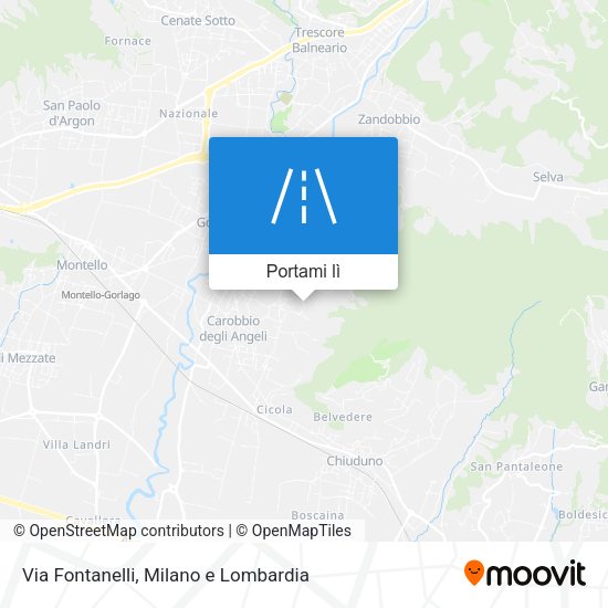 Mappa Via Fontanelli