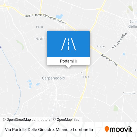 Mappa Via Portella Delle Ginestre
