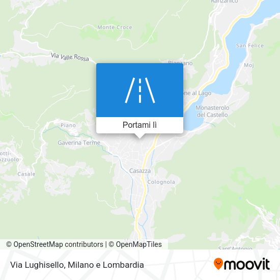 Mappa Via Lughisello