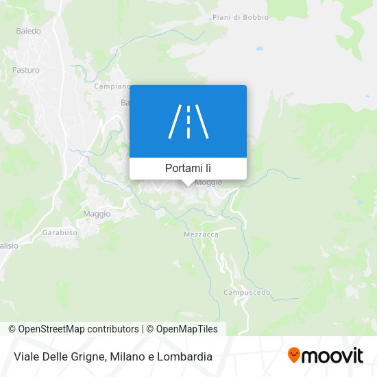 Mappa Viale Delle Grigne