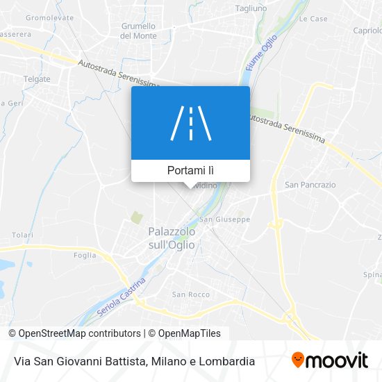 Mappa Via San Giovanni Battista