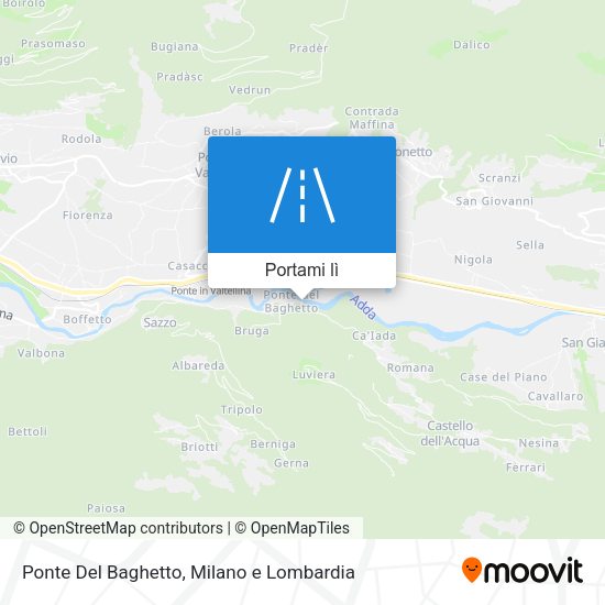 Mappa Ponte Del Baghetto