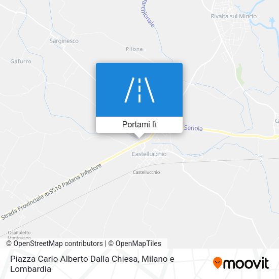 Mappa Piazza Carlo Alberto Dalla Chiesa